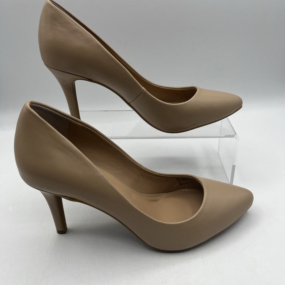 INC INTERNATIONAL CONCEPTS Women's Zitah Pointed Toe Pumps Leather, Slip on Sz 6